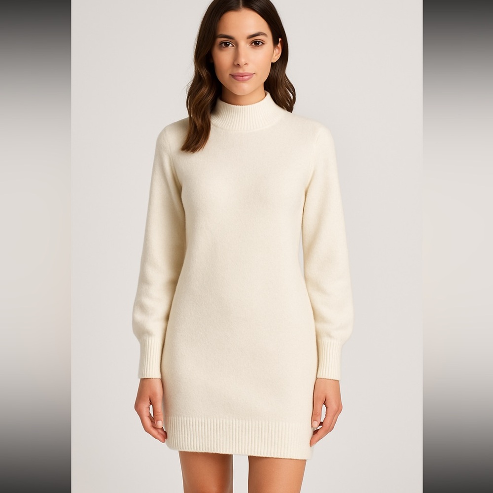 Mi Ami for Francesca’s White Sweater Dress
